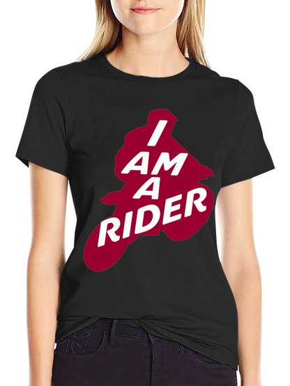 Camiseta Negra I Am A Rider