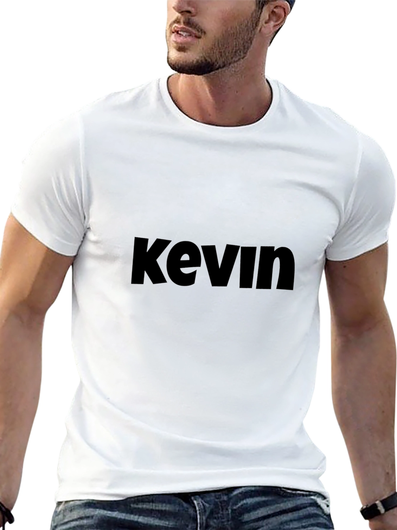 Camiseta Negra Kevin - Diseño Casual y Cómoda