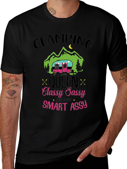 Camiseta Glamping Queen - Classy Sassy Smart Assy