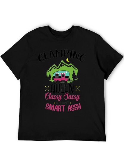 Camiseta Glamping Queen - Classy Sassy Smart Assy