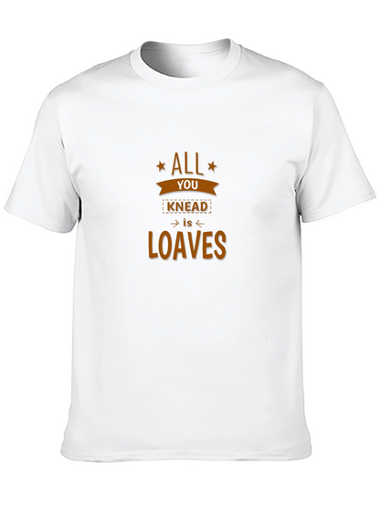 Camiseta Negra Hombre - Diseño Divertido Panadero