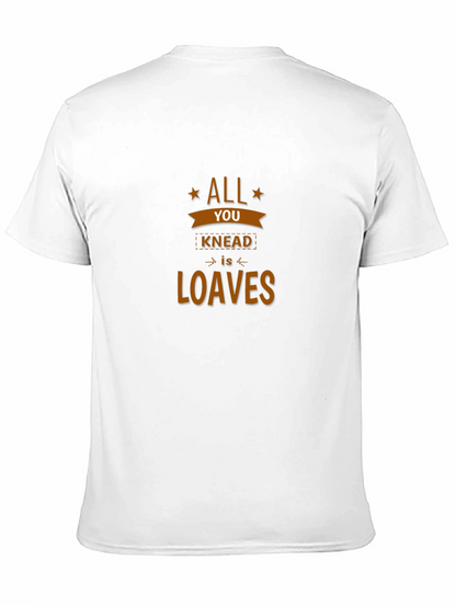 Camiseta Negra Hombre - Diseño Divertido Panadero