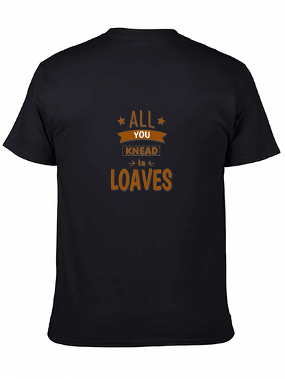 Camiseta Negra Hombre - Diseño Divertido Panadero