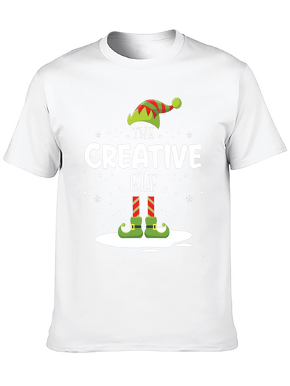 Camiseta Negra Navideña The Creative Elf