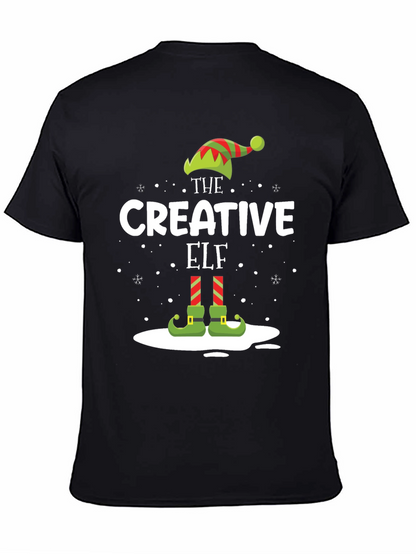 Camiseta Negra Navideña The Creative Elf