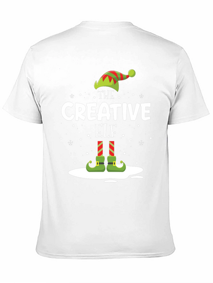 Camiseta Negra Navideña The Creative Elf