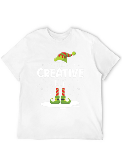 Camiseta Negra Navideña The Creative Elf