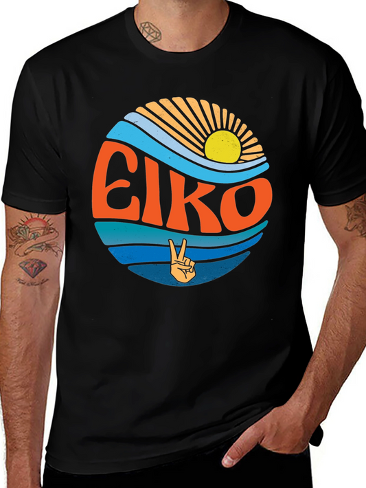 Camiseta Elko Estilo Retro Vintage