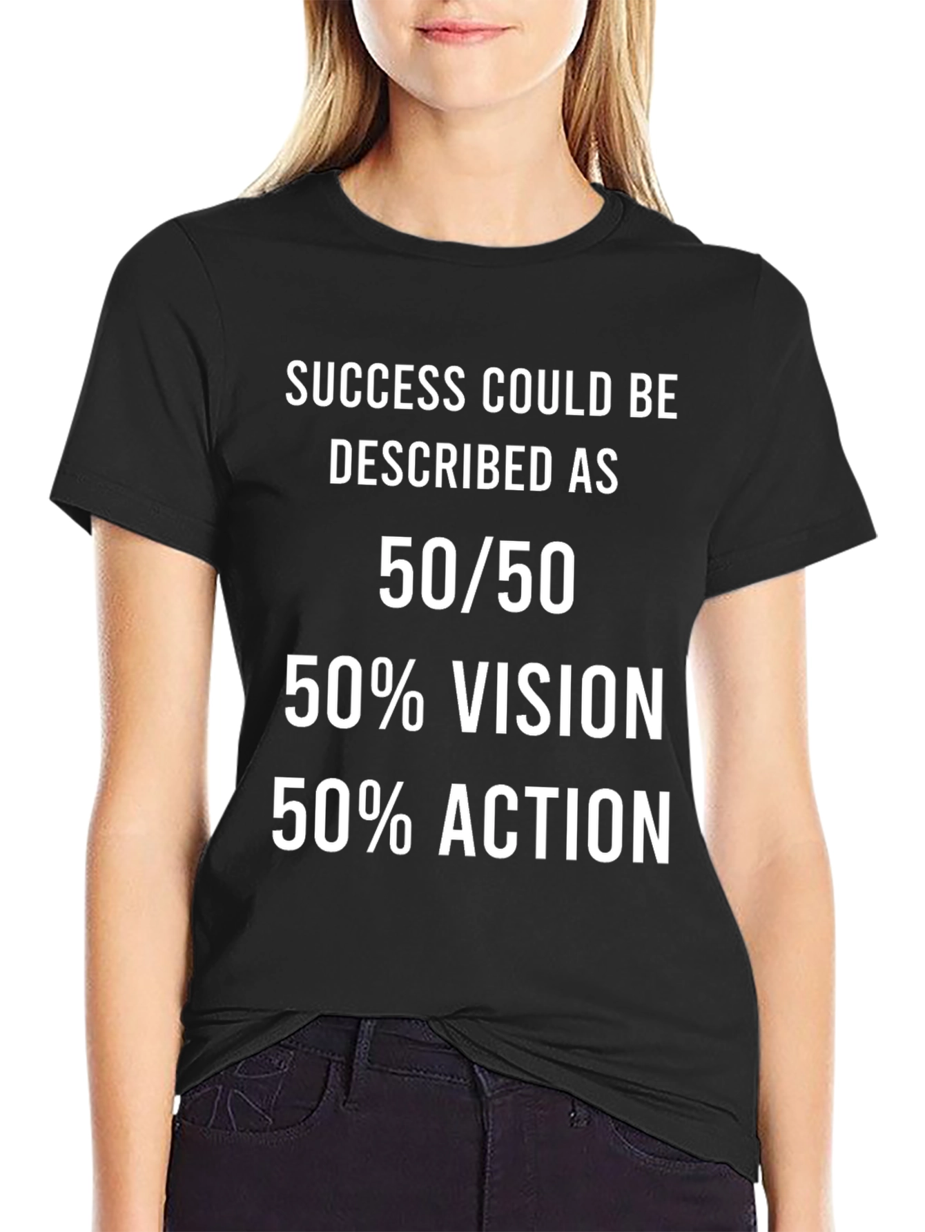 Camiseta Motivacional 50/50 Éxito
