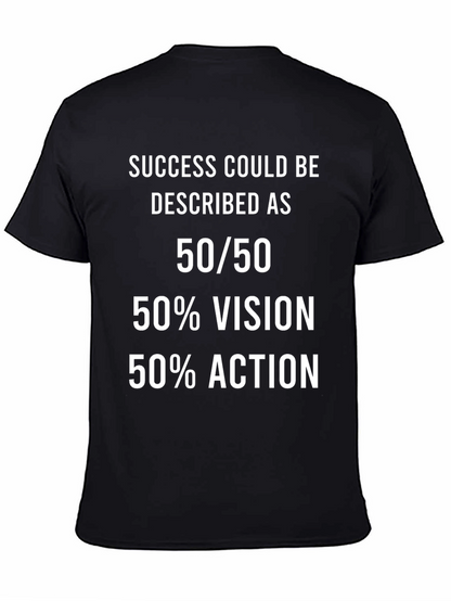 Camiseta Motivacional 50/50 Éxito