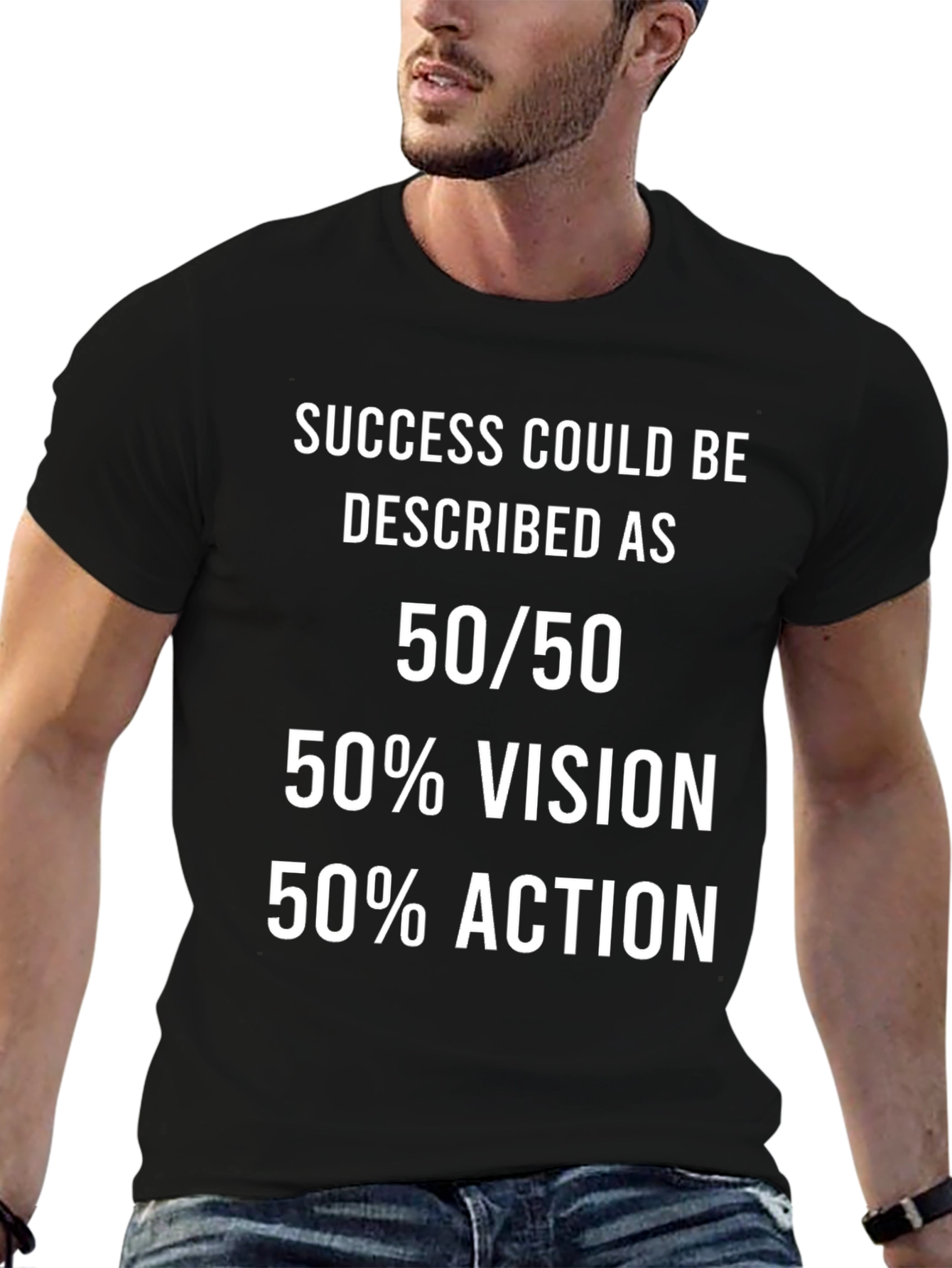 Camiseta Motivacional 50/50 Éxito