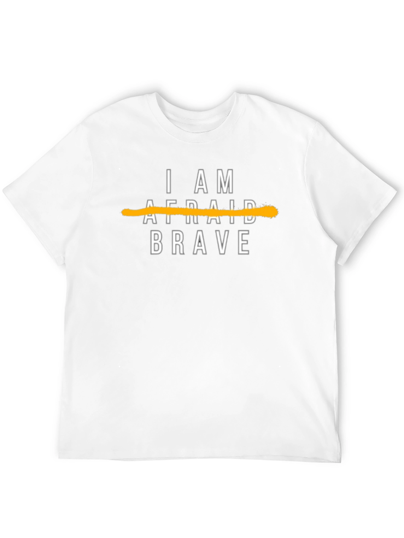 Camiseta Negra Brave: Sé Valiente No Temas