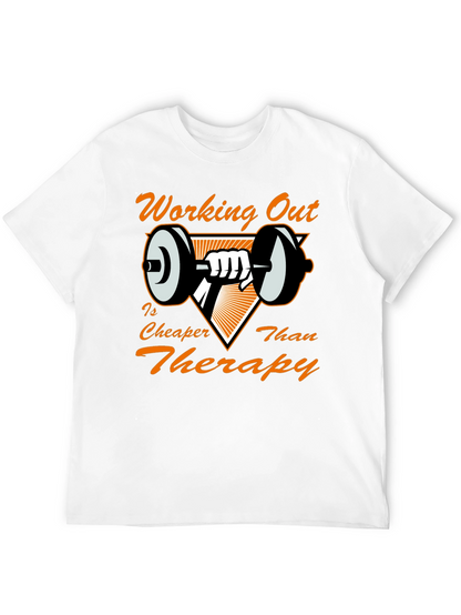 Camiseta Negra con Diseño de Gimnasio Motivacional