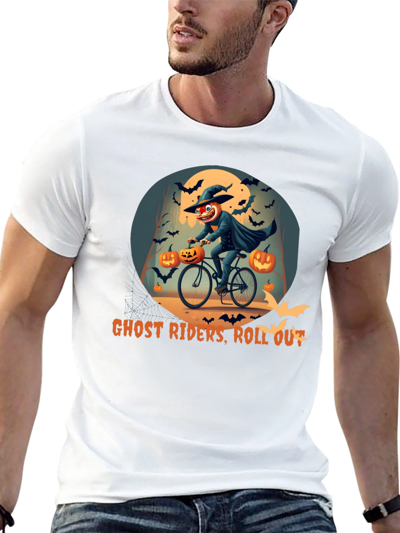 Camiseta Halloween Ghost Riders Roll Out