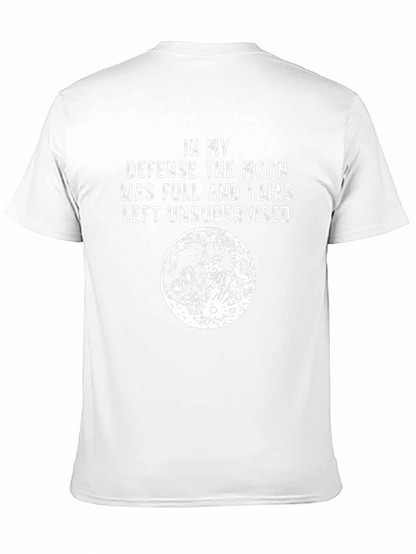 Camiseta Negra: En mi defensa la luna estaba llena