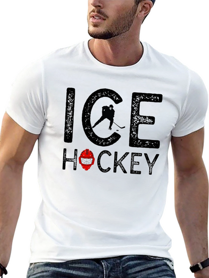 Camiseta Negra Ice Hockey