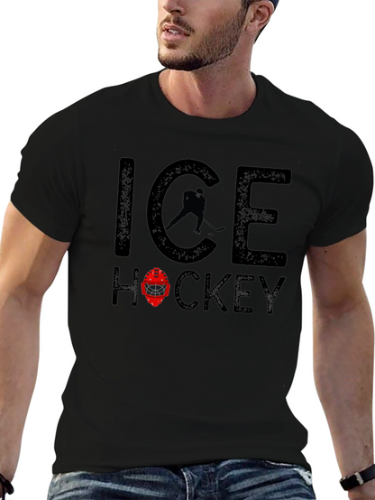 Camiseta Negra Ice Hockey