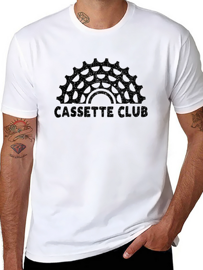 Camiseta Negra Cassette Club