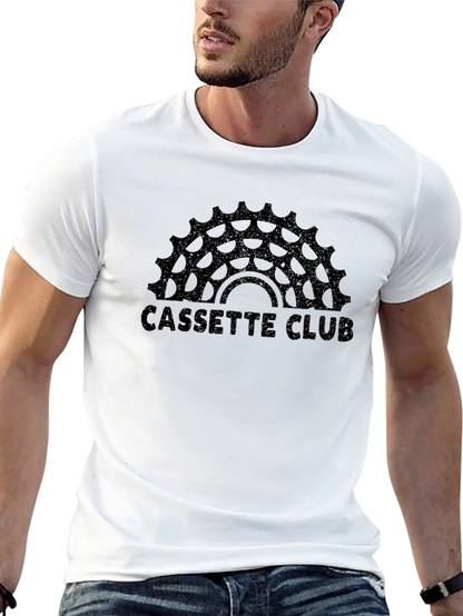 Camiseta Negra Cassette Club