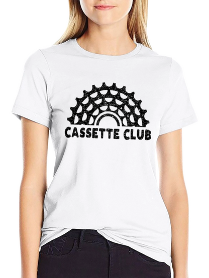 Camiseta Negra Cassette Club