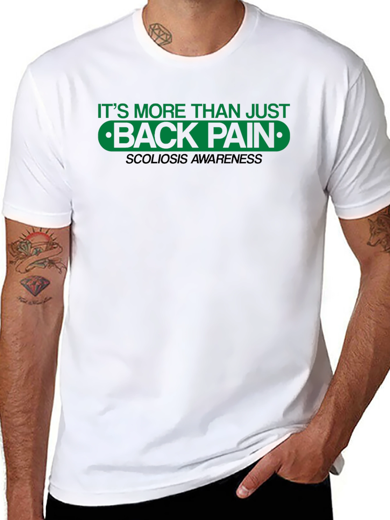 Camiseta Scoliosis Awareness Back Pain