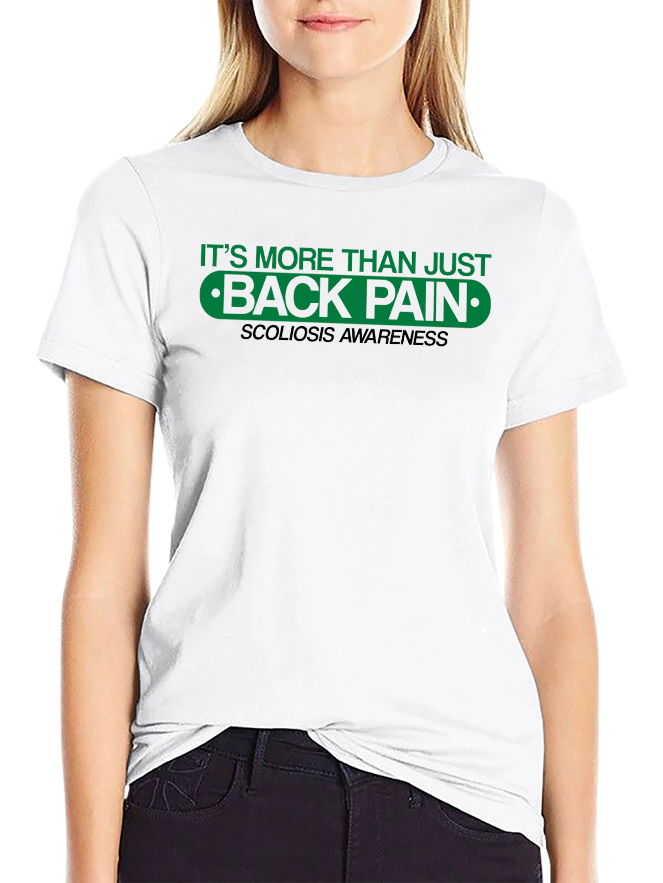 Camiseta Scoliosis Awareness Back Pain