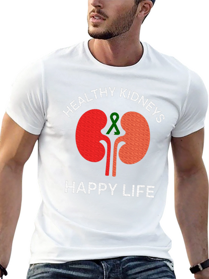 Camiseta Riñones Saludables Vida Feliz
