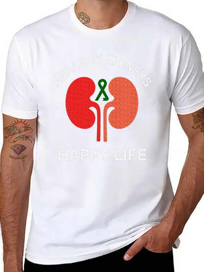 Camiseta Riñones Saludables Vida Feliz