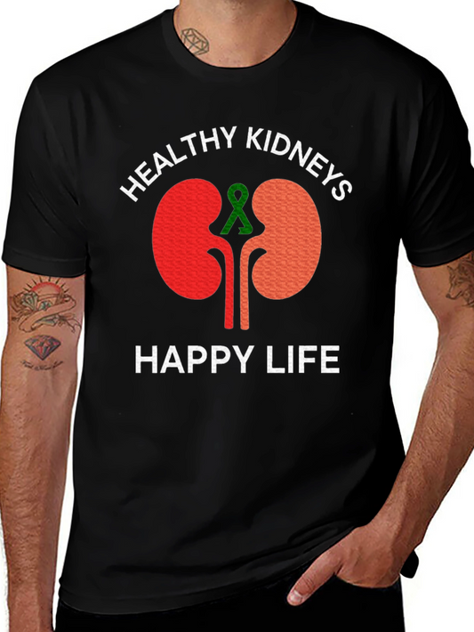 Camiseta Riñones Saludables Vida Feliz