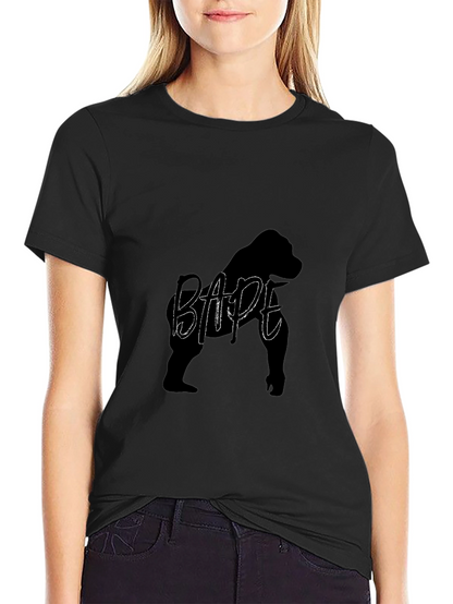Camiseta Negra Hombre Diseño BAPE