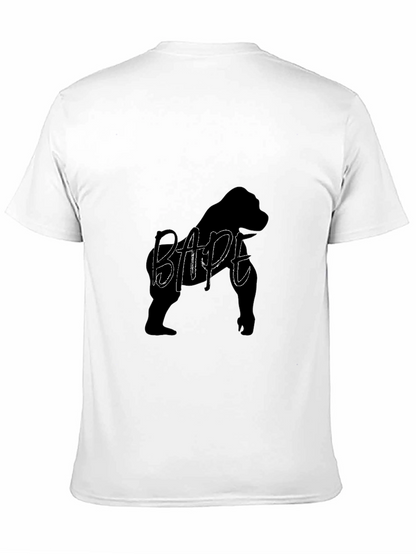 Camiseta Negra Hombre Diseño BAPE