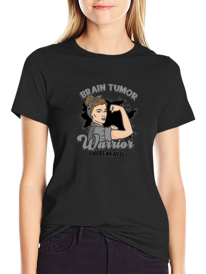 Camiseta Guerrero Tumor Cerebral - Inquebrantable