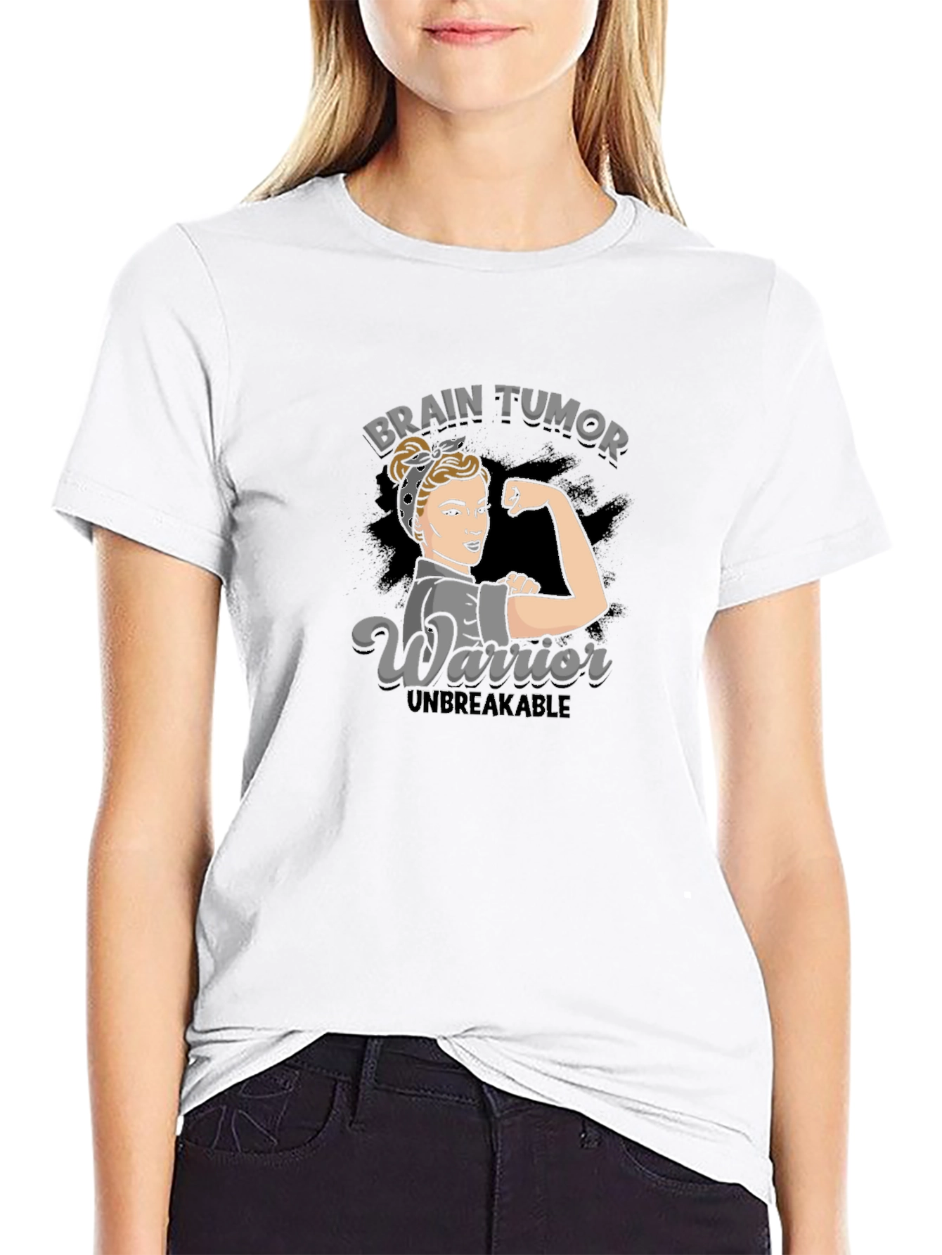 Camiseta Guerrero Tumor Cerebral - Inquebrantable
