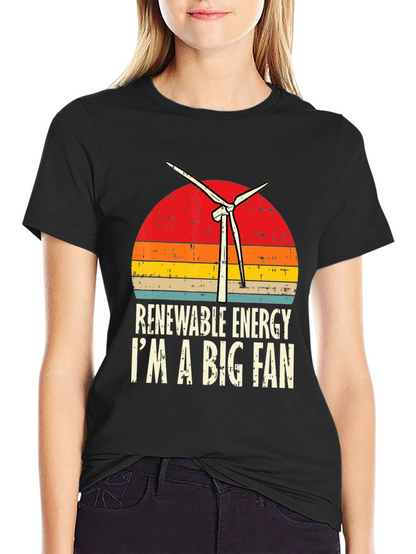 Camiseta Energía Renovable - Soy un Gran Fan