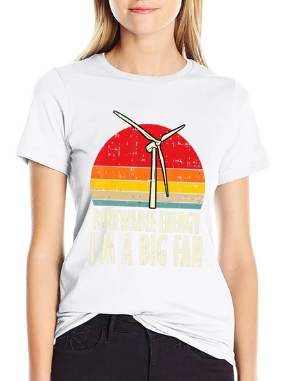 Camiseta Energía Renovable - Soy un Gran Fan