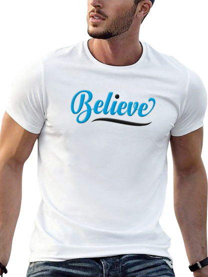 Camiseta Negra: Cree en Ti