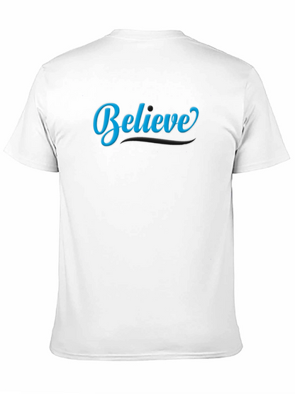 Camiseta Negra: Cree en Ti