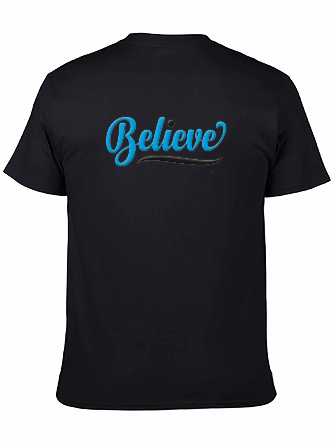 Camiseta Negra: Cree en Ti