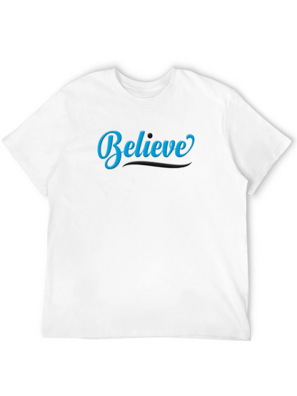 Camiseta Negra: Cree en Ti
