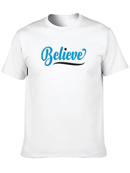 Camiseta Negra: Cree en Ti