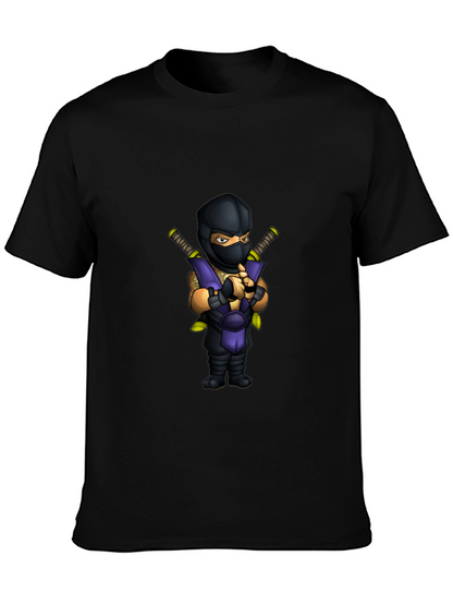 Camiseta Negra Ninja Mortal Kombat Sub-Zero