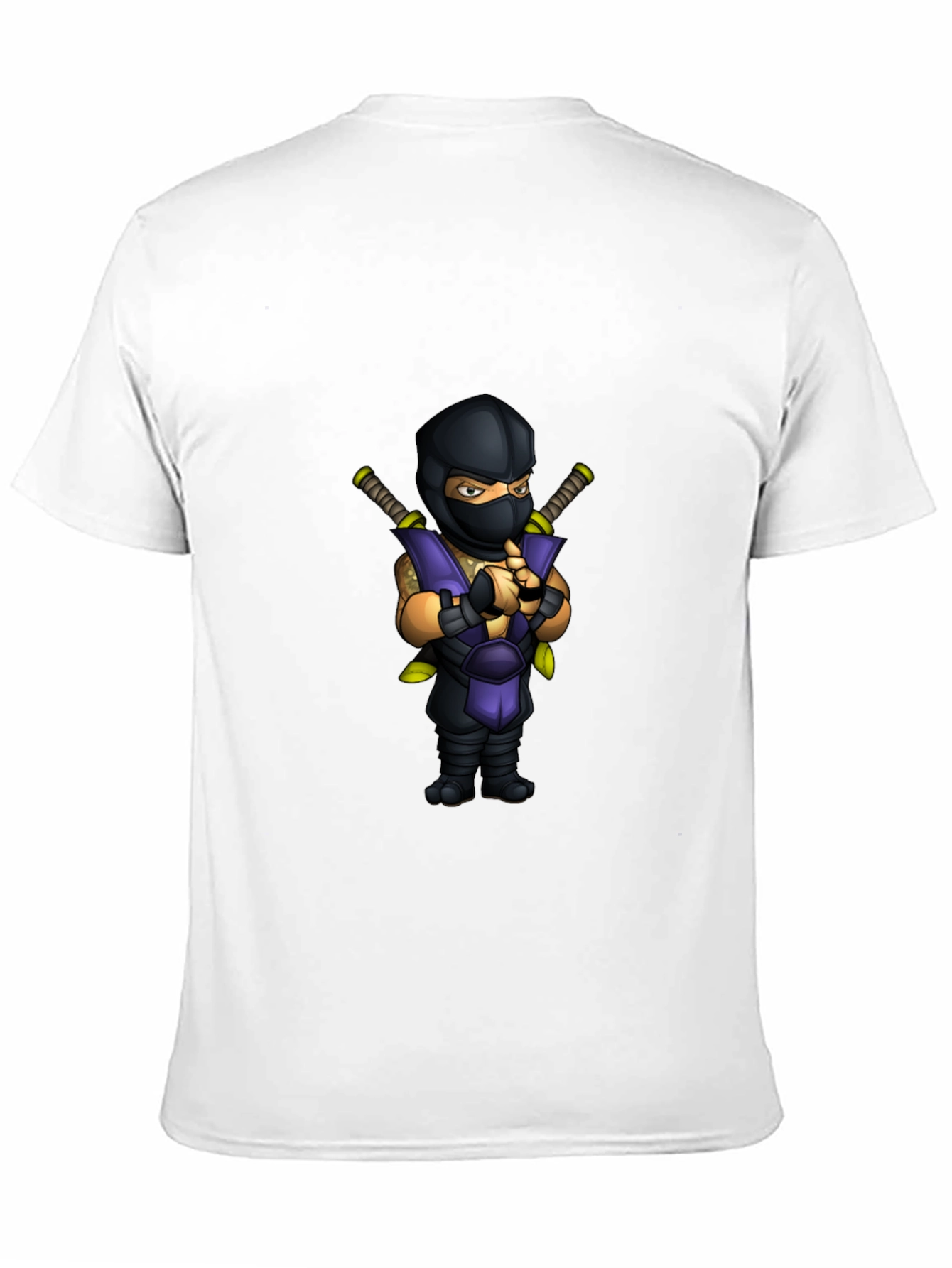 Camiseta Negra Ninja Mortal Kombat Sub-Zero