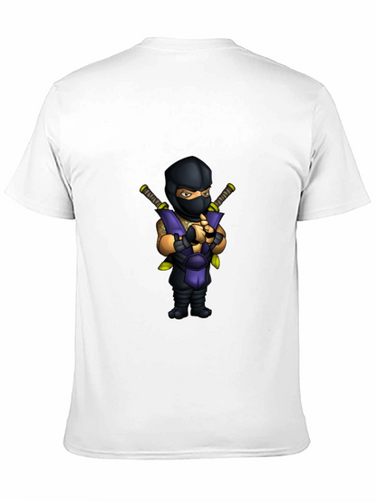 Camiseta Negra Ninja Mortal Kombat Sub-Zero