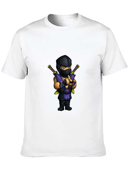 Camiseta Negra Ninja Mortal Kombat Sub-Zero