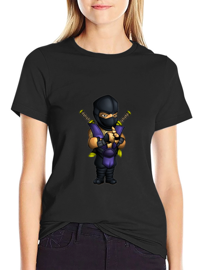 Camiseta Negra Ninja Mortal Kombat Sub-Zero