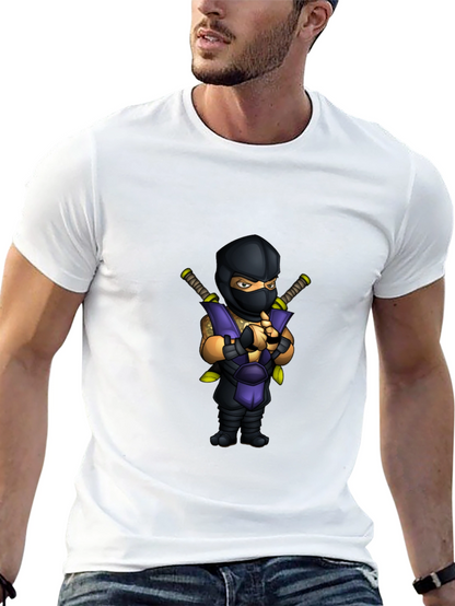 Camiseta Negra Ninja Mortal Kombat Sub-Zero