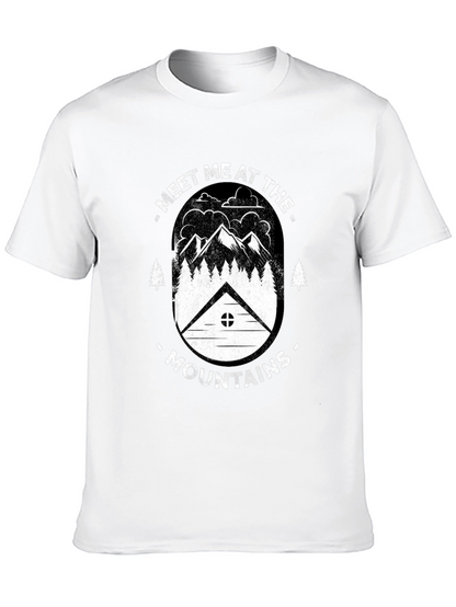 Camiseta Negra Meet Me At The Mountains