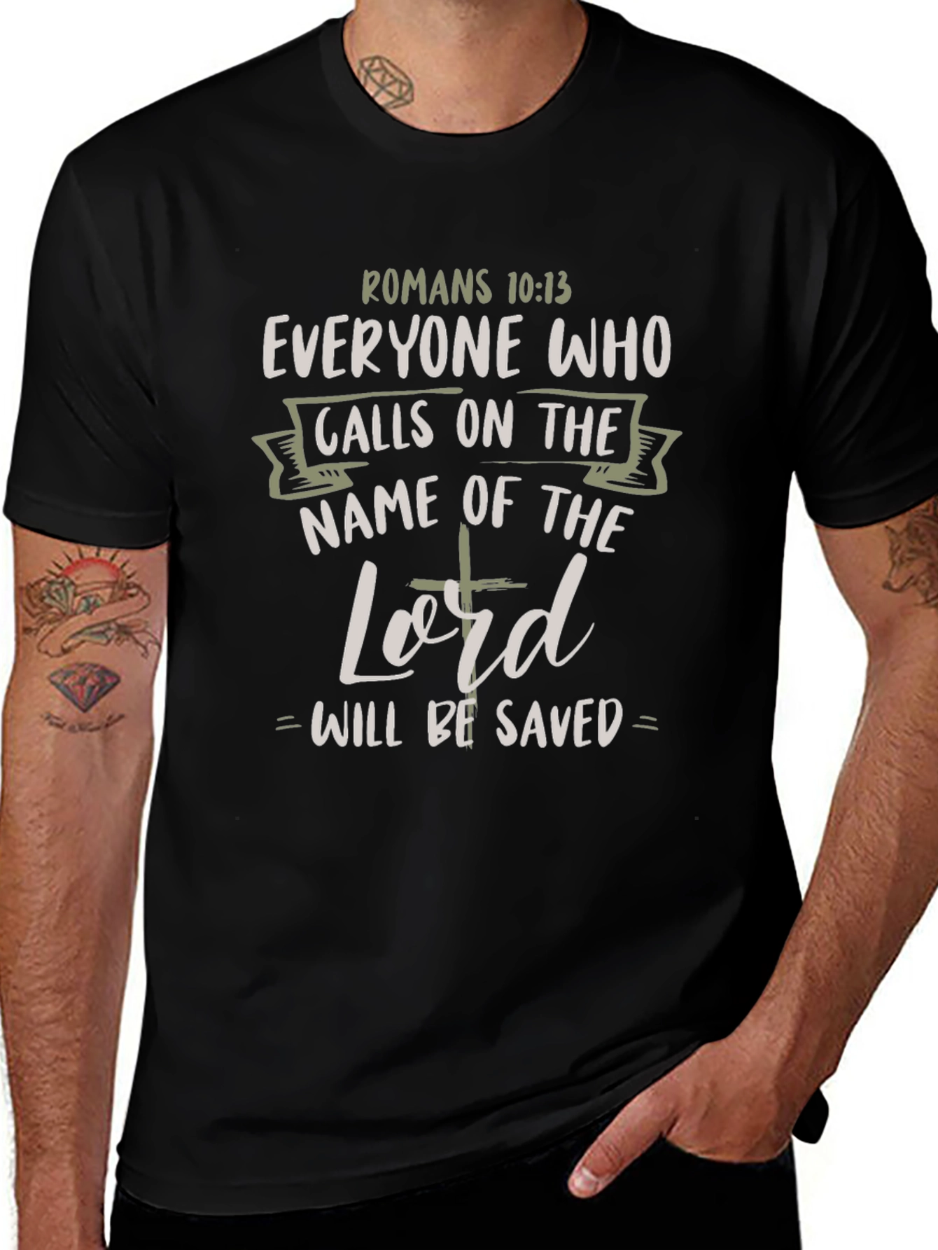 Camiseta Cristiana - Romanos 10:13