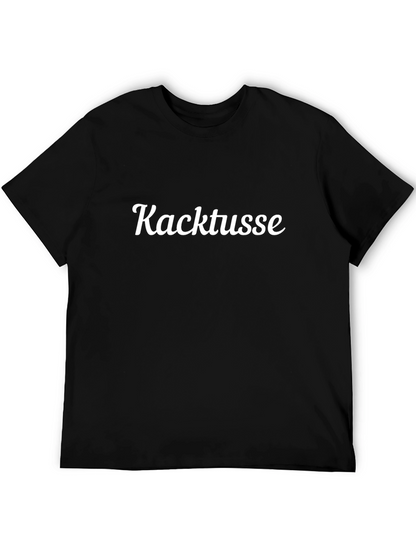 Camiseta Negra Kacktusse Casual para Hombre