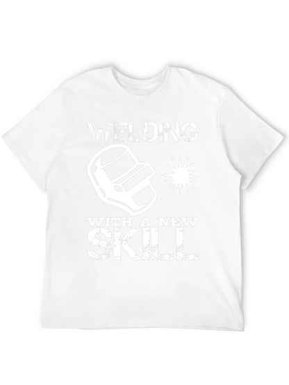 Camiseta Negra Welding With a New Skill